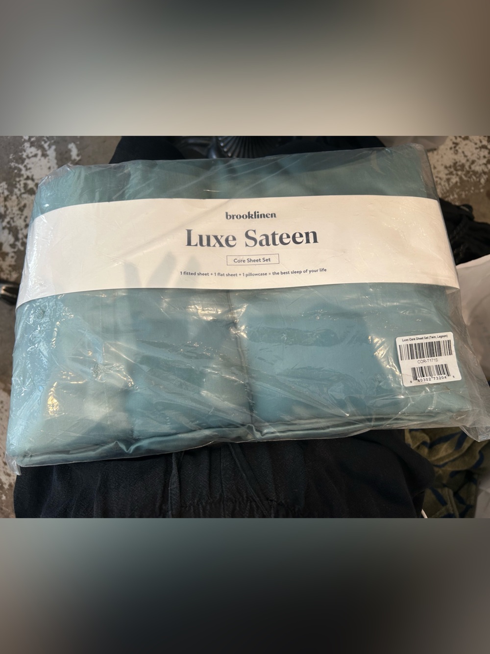Brooklinen Luxe Sateen Sheet Set - Lagoon